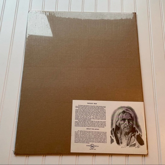 Vintage Native American Indian Art Print Navaho Shaman 1913 Ken West 1986 - Picture 4 of 5